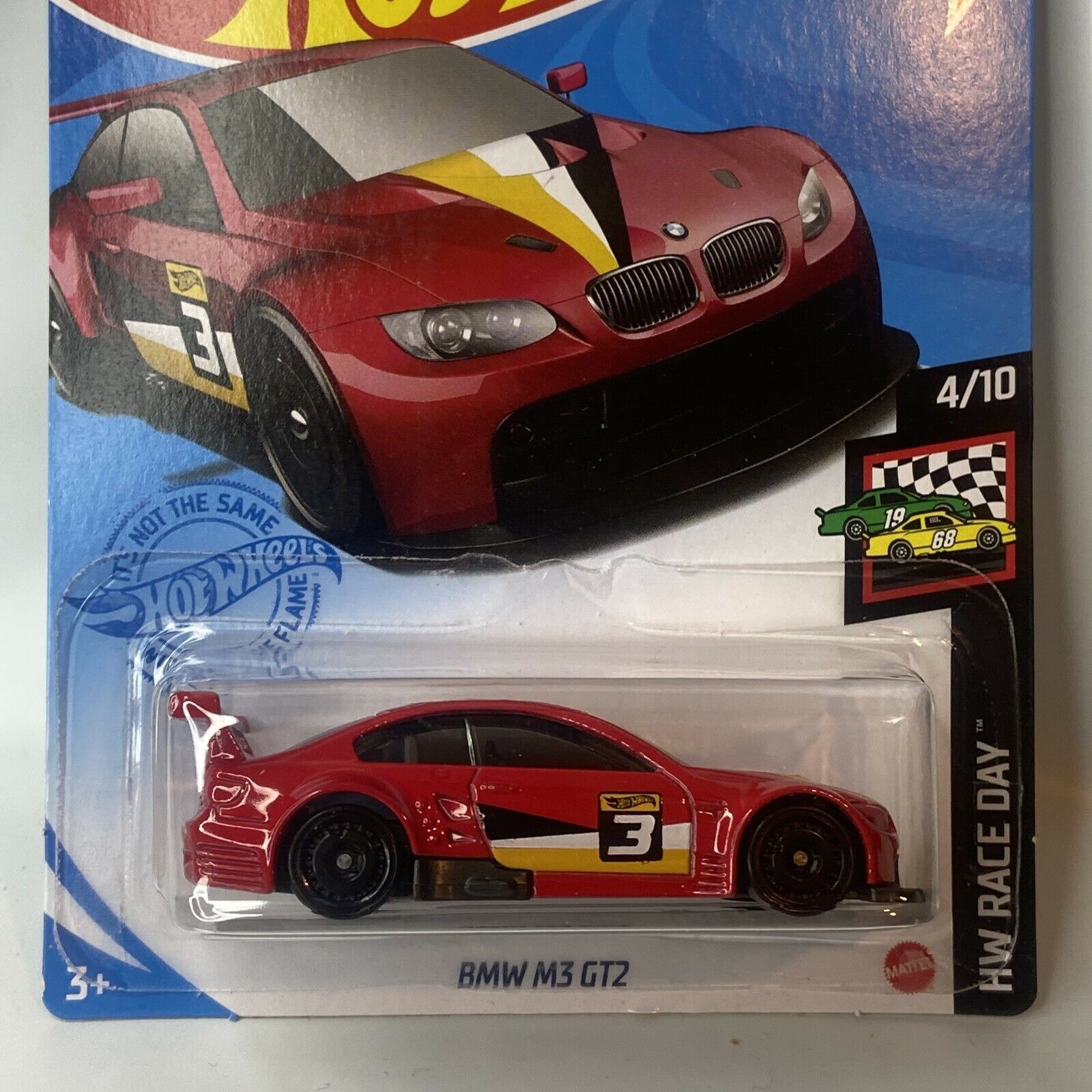 Hot Wheels 2021 HW Race Day #4/10 BMW M3 GT2 57/250 Free Shipping In A Box