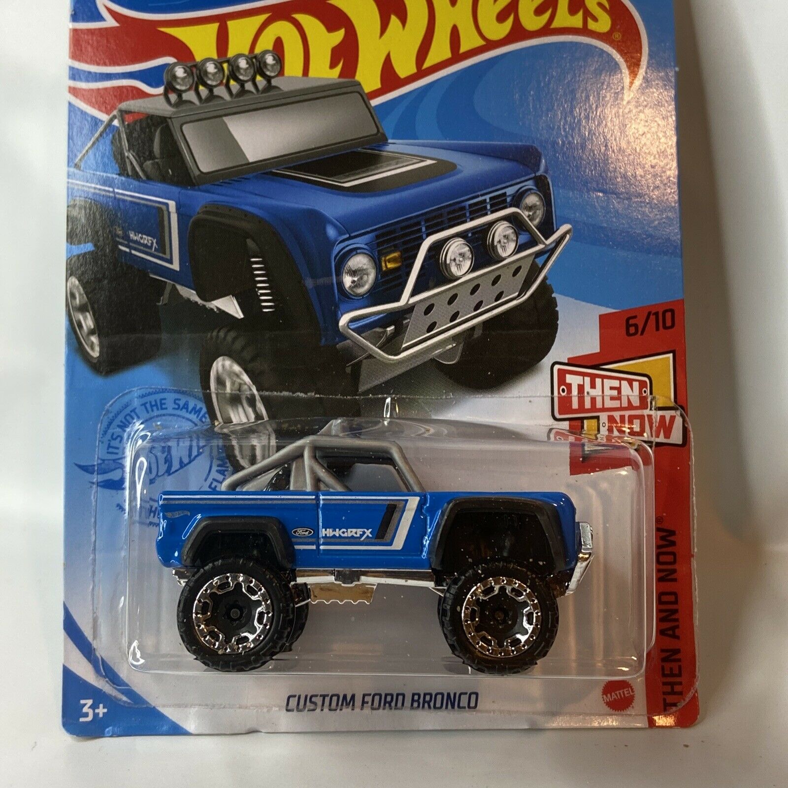 Custom Ford Bronco NEW H CASE SINGLES Then and Now -S43 Hot Wheels 2021